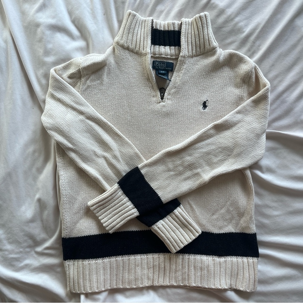 Polo Ralph Lauren half zip knit sweater